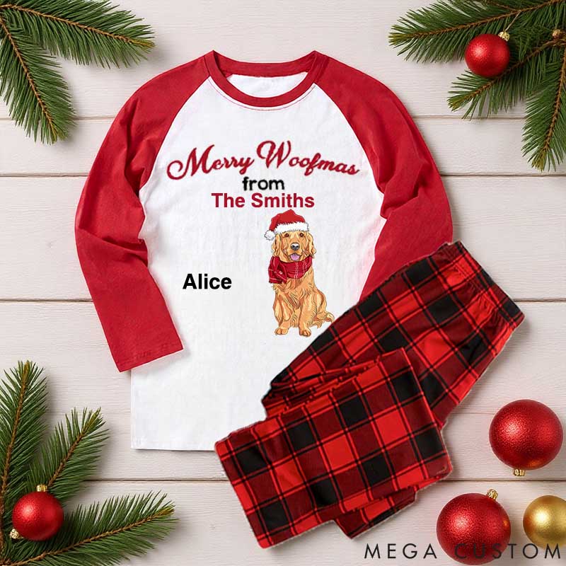 Personalized Pet Lover Merry Woofmas