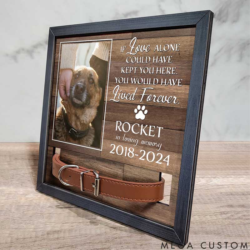 Personalized Pet Lover My Hardest Goodbye Pet Collar Holder