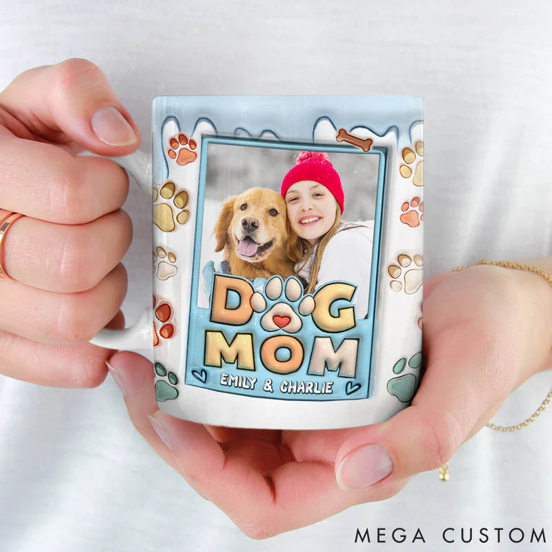Personalized Pet Lover My Kids Have Four Feet Mom Ever Mugs