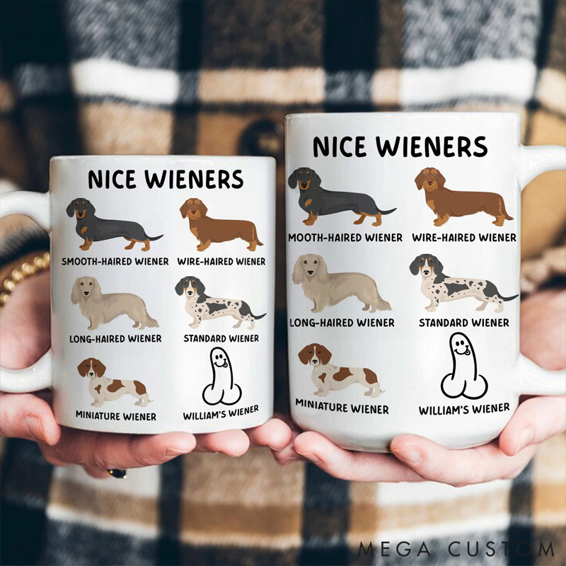 Personalized Pet Lover Nice Tits Funny Mugs