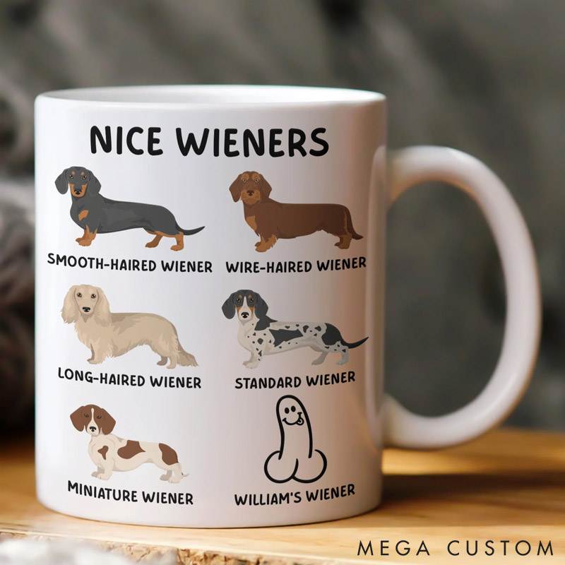 Personalized Pet Lover Nice Tits Funny Mugs