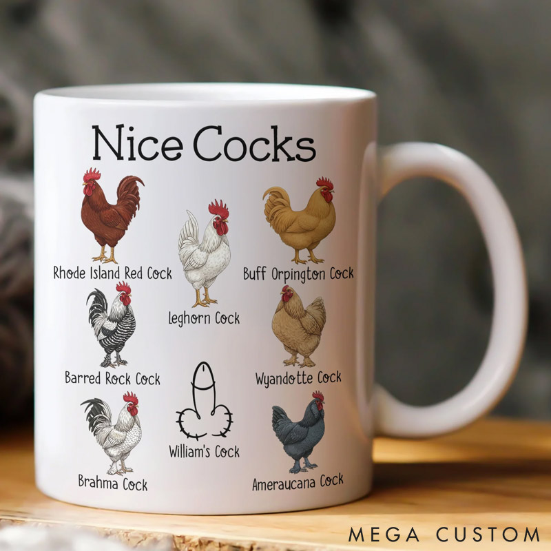 Personalized Pet Lover Nice Tits Funny Mugs
