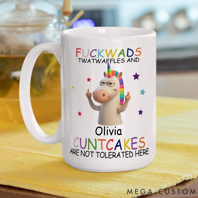Personalized Pet Lover Not Tolerated Here Mug