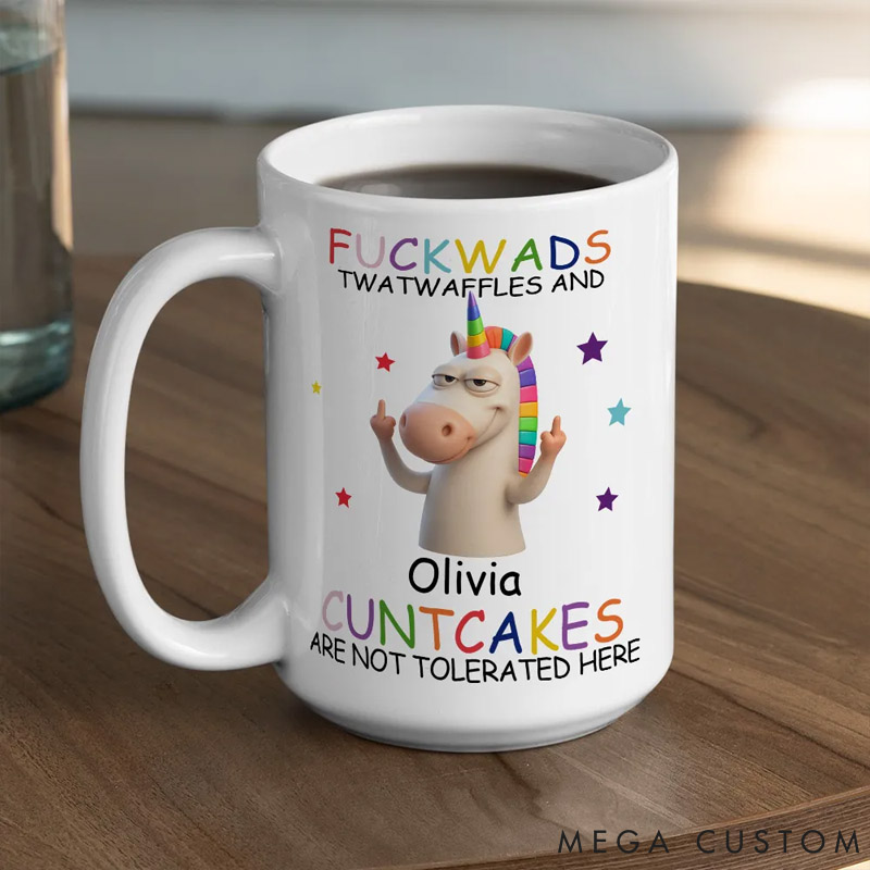 Personalized Pet Lover Not Tolerated Here Mug