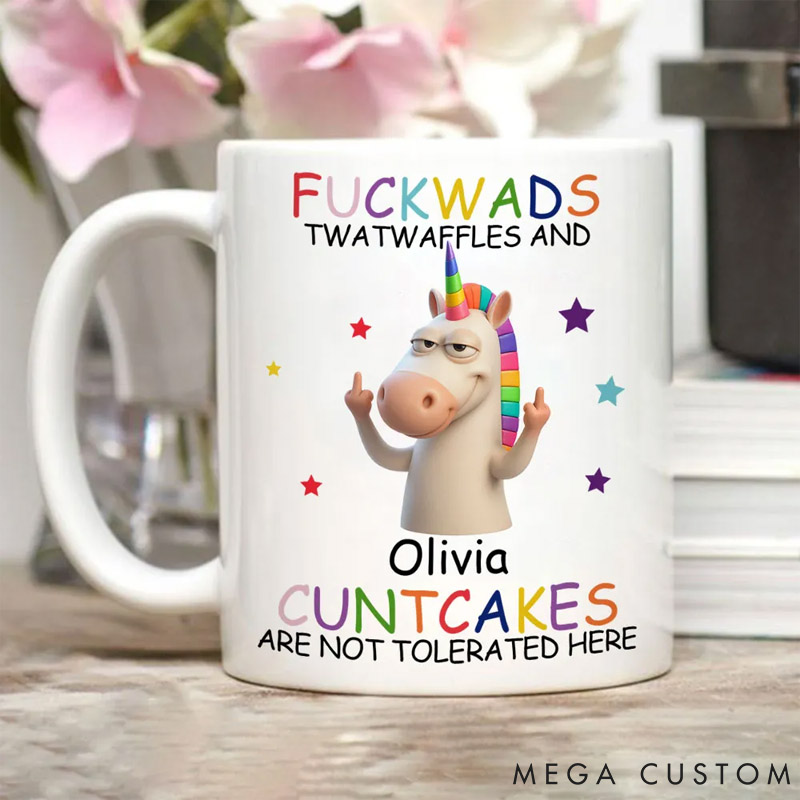 Personalized Pet Lover Not Tolerated Here Mug
