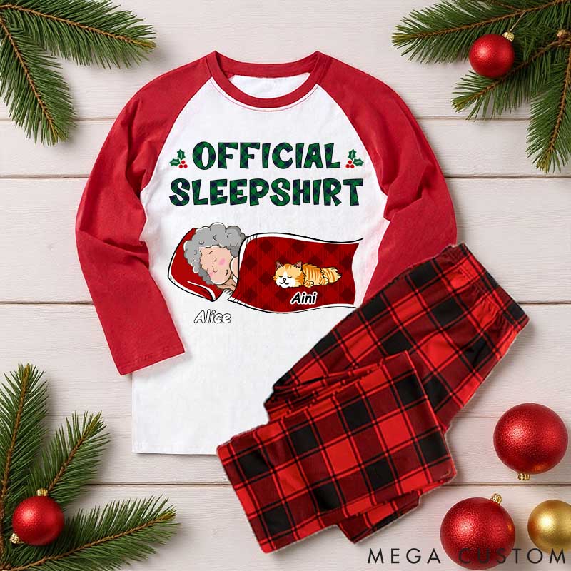Personalized Pet Lover Official Sleepshirt