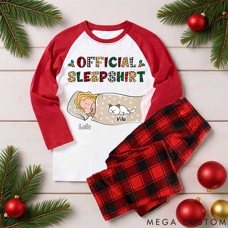 Personalized Pet Lover Official Sleepshirt