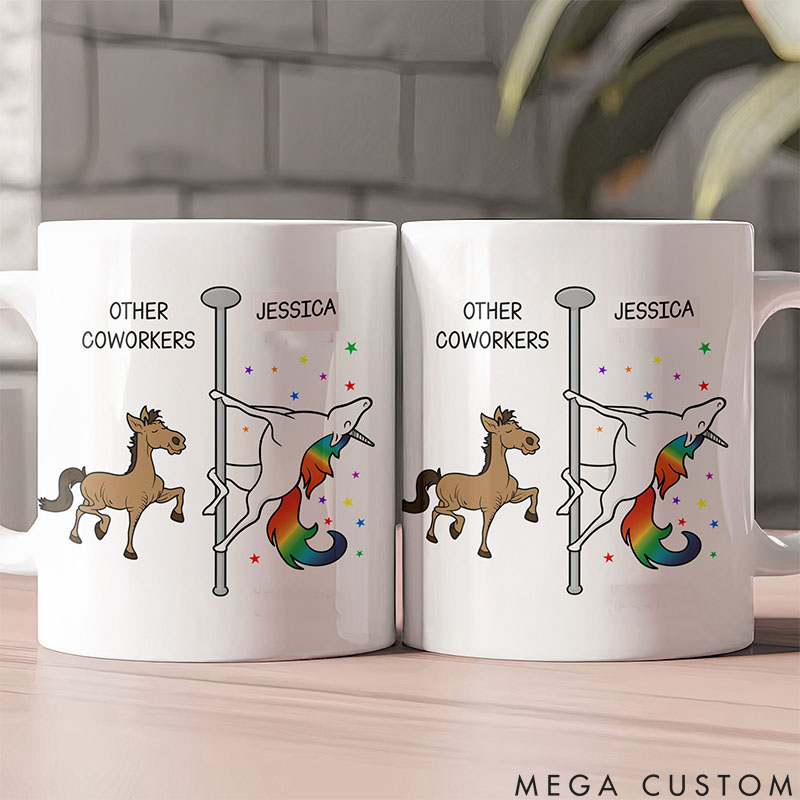 Personalized Pet Lover Other Coworkers Vs Me Mugs
