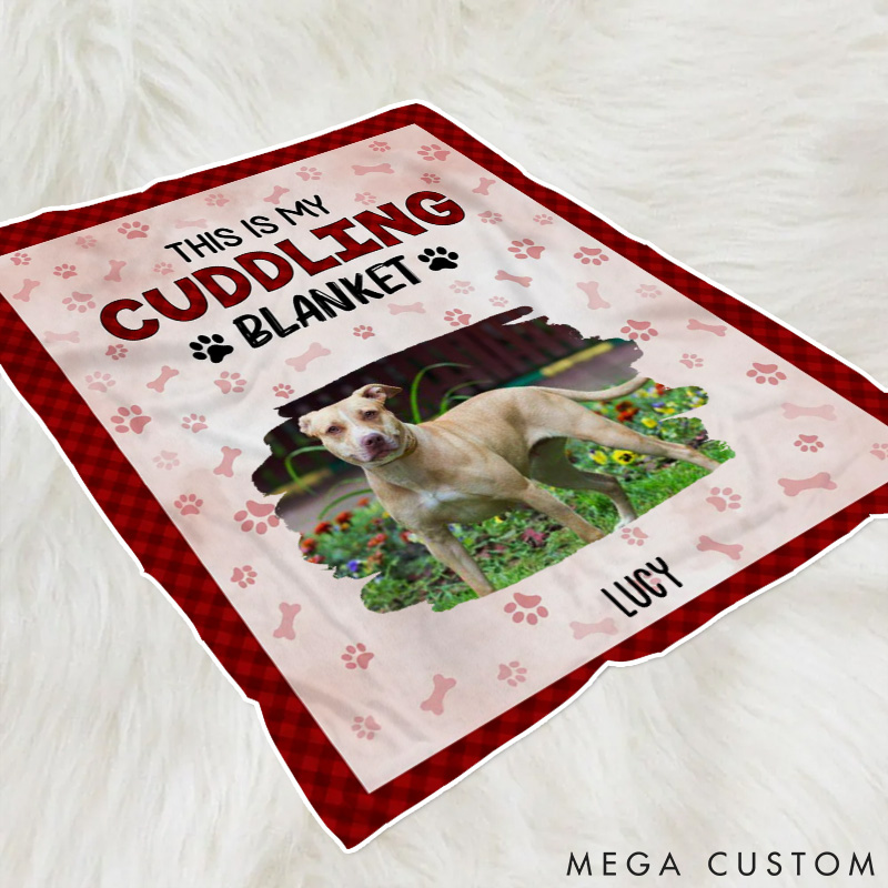 Personalized Pet Lover Our Baby Pets Cuddling Throw Blanket