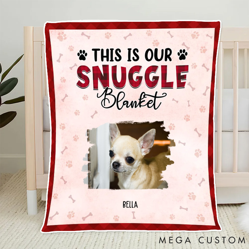 Personalized Pet Lover Our Favorite Snuggle Blanket Throw Blanket