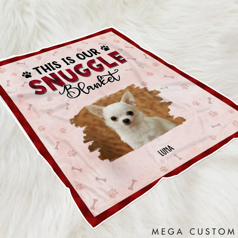 Personalized Pet Lover Our Favorite Snuggle Blanket Throw Blanket