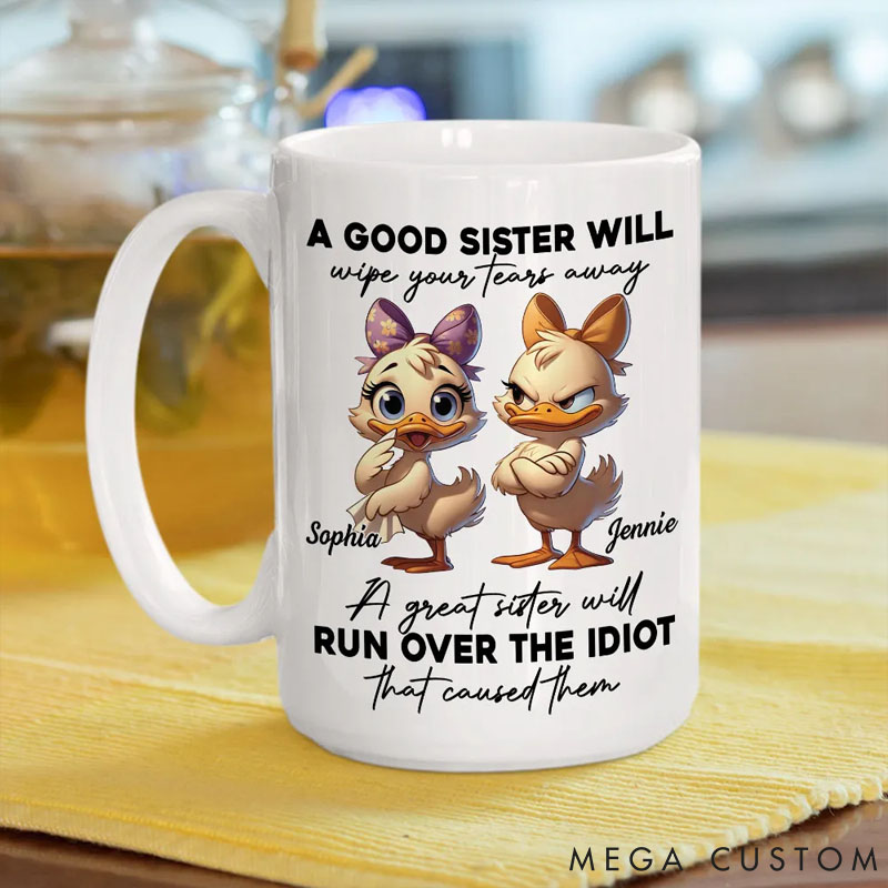 Personalized Pet Lover Partners In Sister Mug