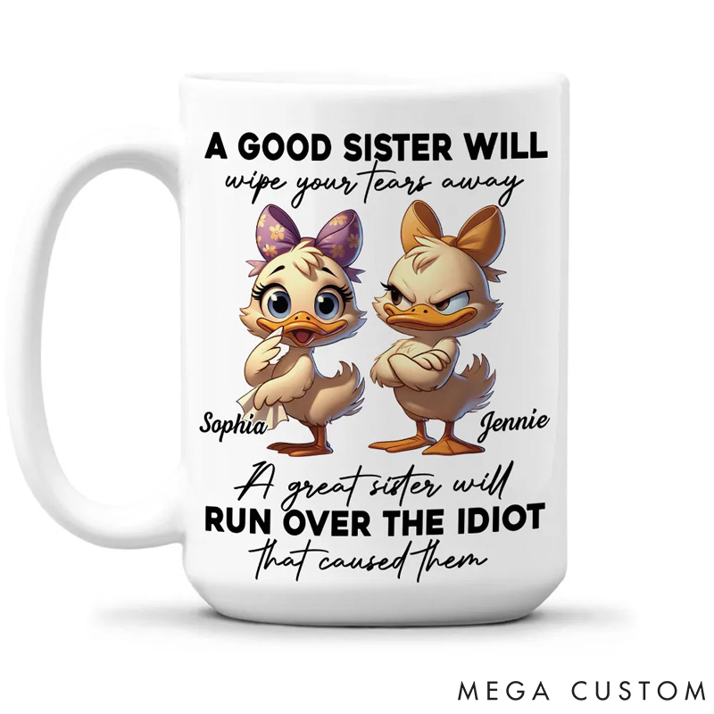 Personalized Pet Lover Partners In Sister Mug