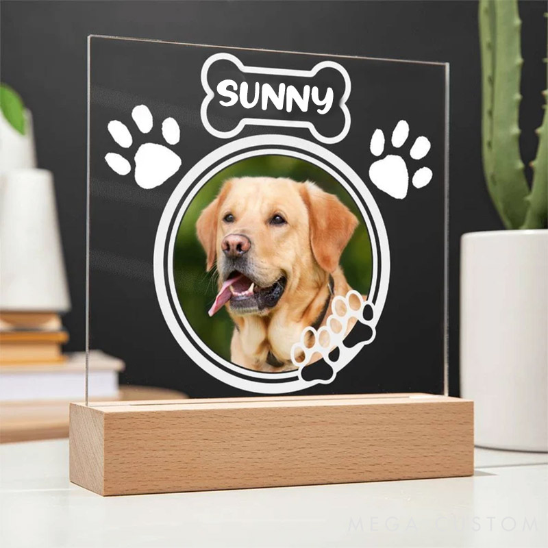 Personalized Pet Lover Pawfect Tribute Pet Light