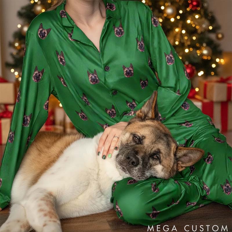 Personalized Pet Lover Pet Face Pajamas