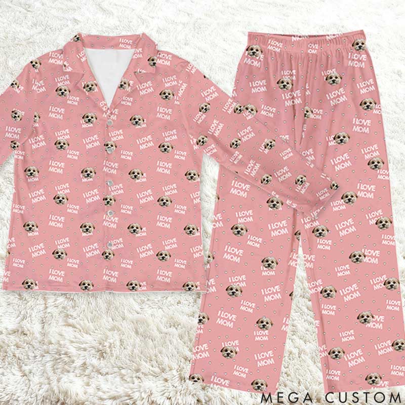 Personalized Pet Lover Pet Face Pajamas