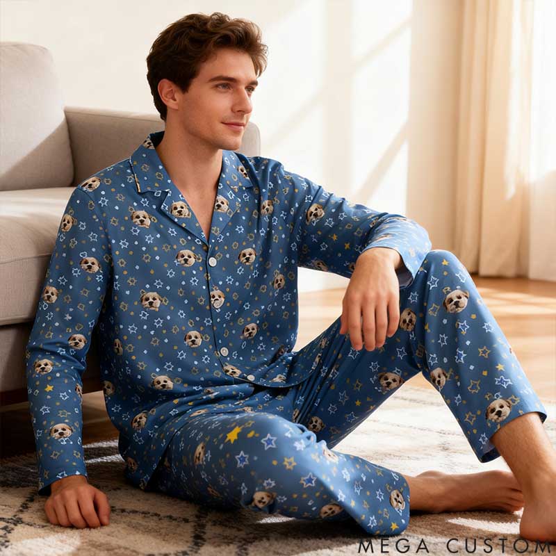Personalized Pet Lover Pet Face Pajamas