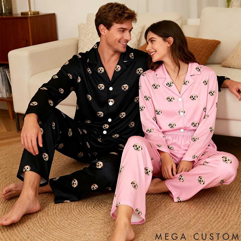 Personalized Pet Lover Pet Face Pajamas