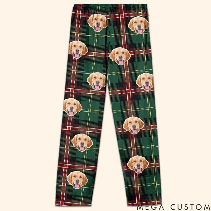 Personalized Pet Lover Pet Face with Your Pet's Adorable Photo Pajamas