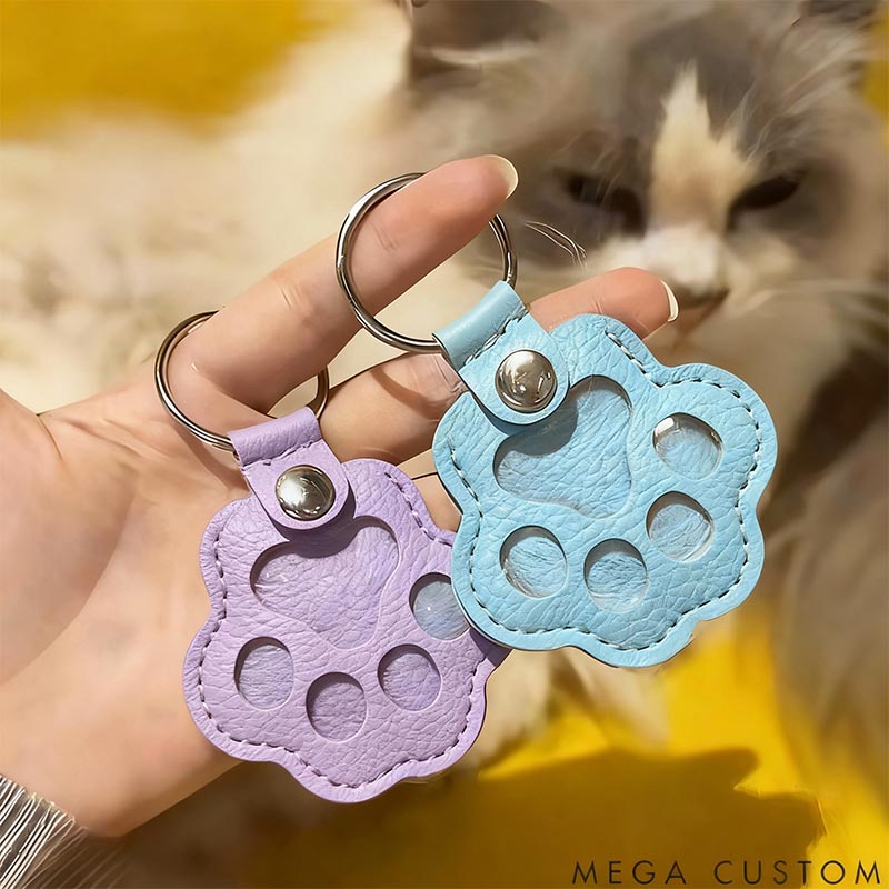Personalized Pet Lover Pet Hair Collector Keychains