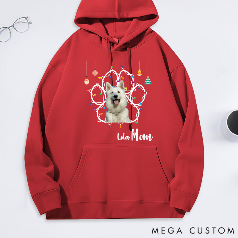 Personalized Pet Lover Pet Mom Christmas Classic Hoodies