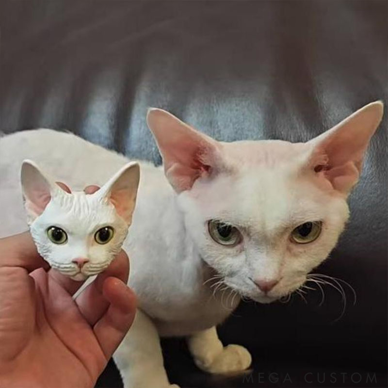 Personalized Pet Lover Pet Photo Dog Cat Plaster Sculpture Car Diffuser