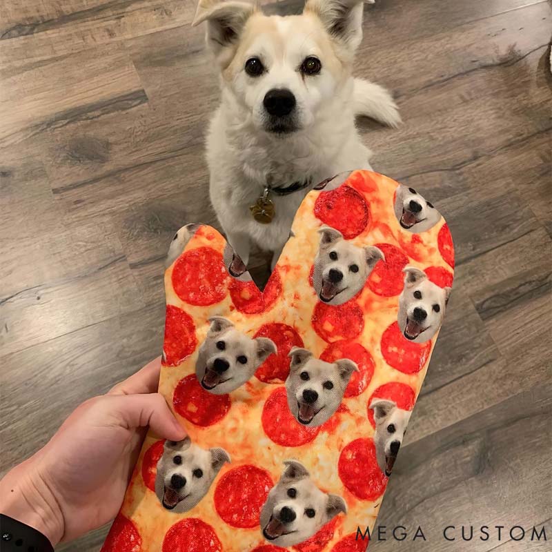 Personalized Pet Lover Pet Photo Put Your Cute Dog on Mittens