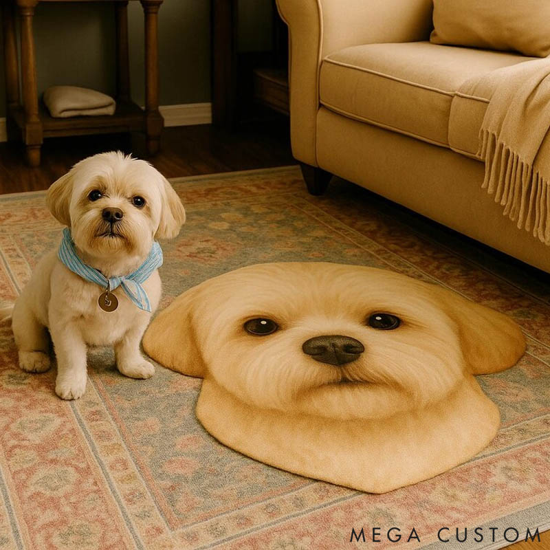 Personalized Pet Lover Pet Portrait Rug Dog Mat Dog Cat Rug