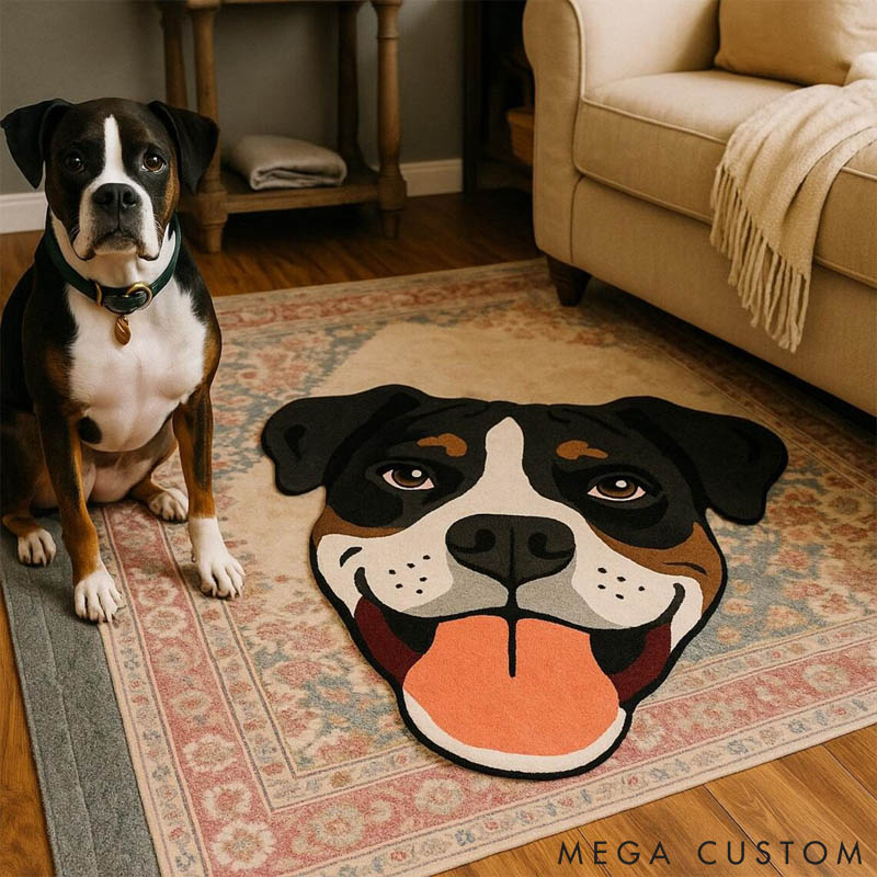 Personalized Pet Lover Pet Portrait Rug Dog Mat Dog Cat Rug