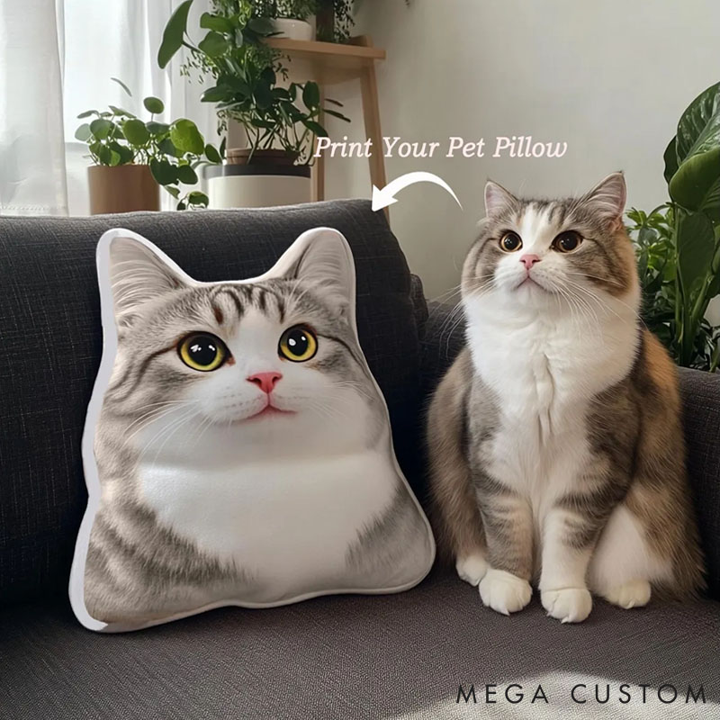 Personalized Pet Lover Photo My Beloved Fur Baby Throw Pillows