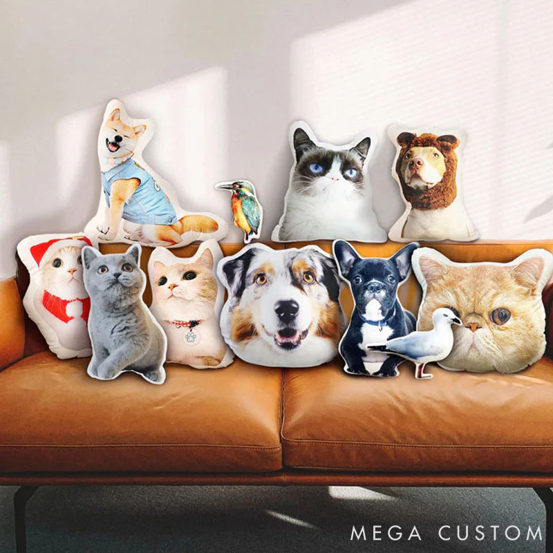 Personalized Pet Lover Photo My Beloved Fur Baby Throw Pillows