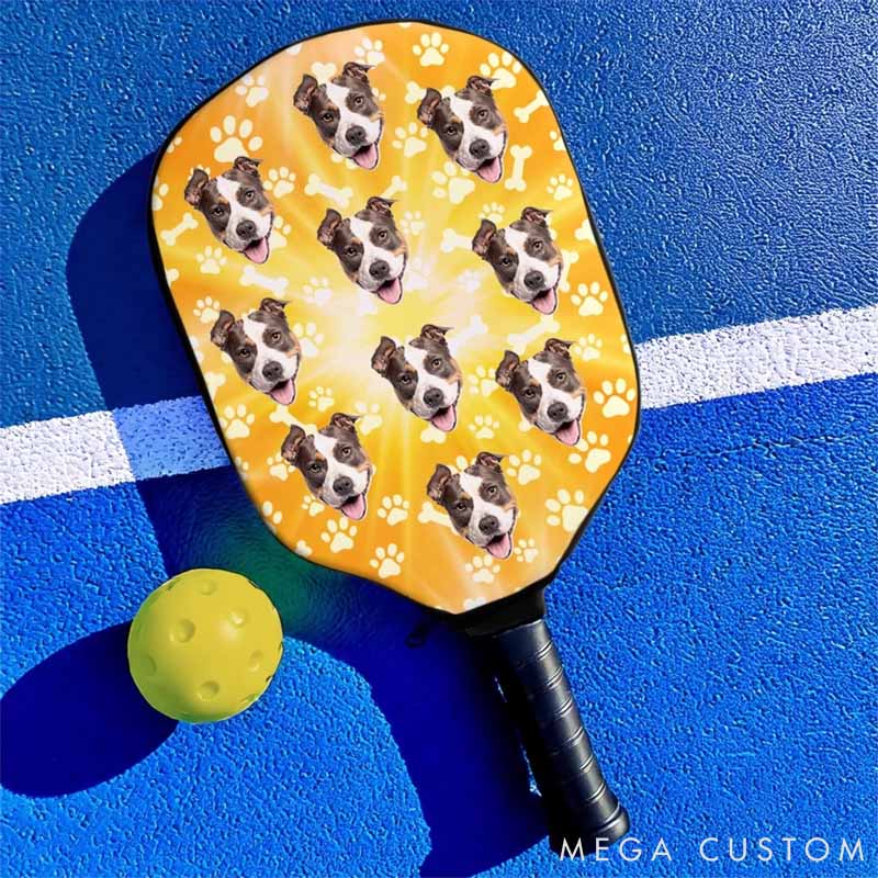 Personalized Pet Lover Photo Pickleball Paddle Cover