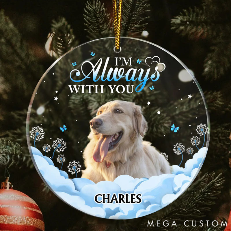 Personalized Pet Lover Photo if Love could have Saved You Ornament