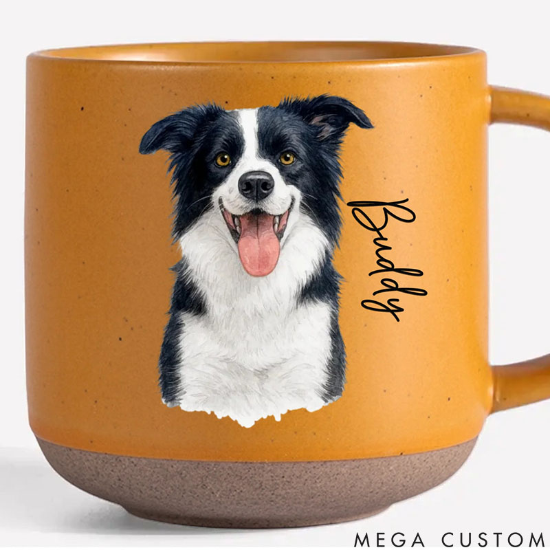 Personalized Pet Lover Printed Pottery Mugs