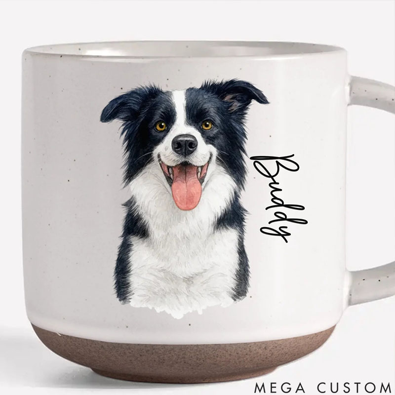 Personalized Pet Lover Printed Pottery Mugs