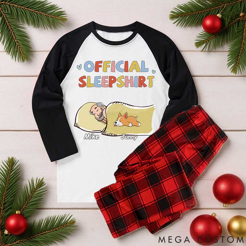 Personalized Pet Lover Sleeping Dog
