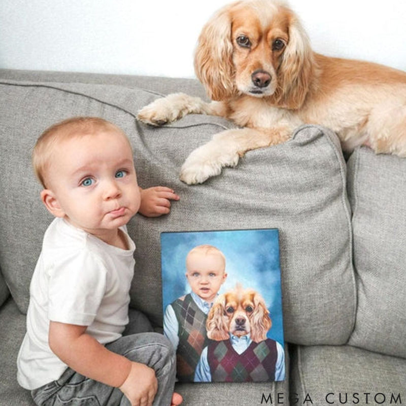 Personalized Pet Lover Step Brothers Pet Portrait