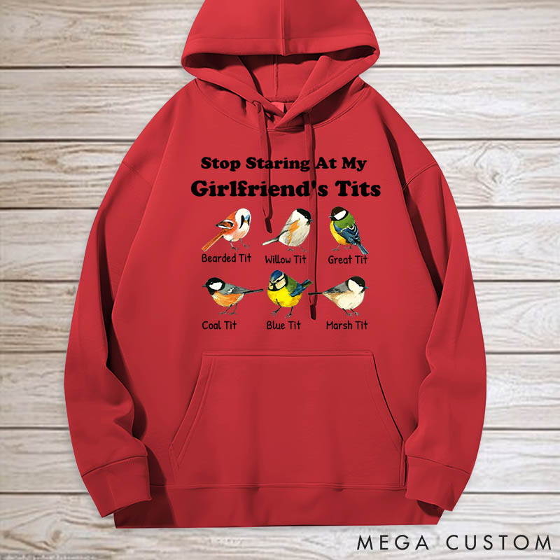 Personalized Pet Lover Stop Staring at My Wife Classic Hoodies