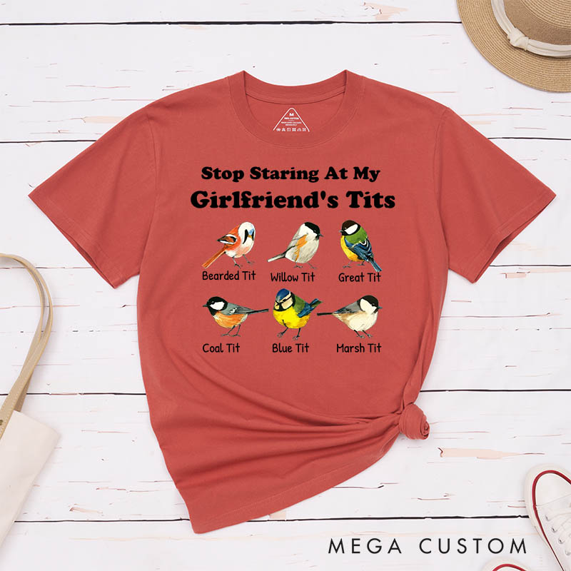 Personalized Pet Lover Stop Staring at My Wife T-Shirt