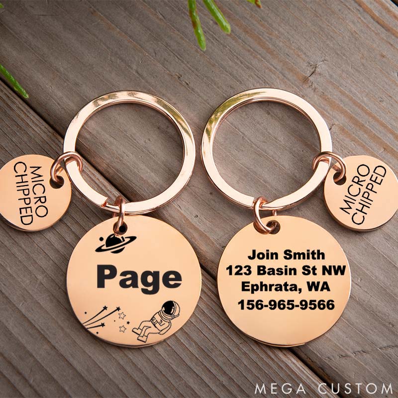 Personalized Pet Lover Stylish and Durable ID Tags for Your Furry Friends Dog Address Tags