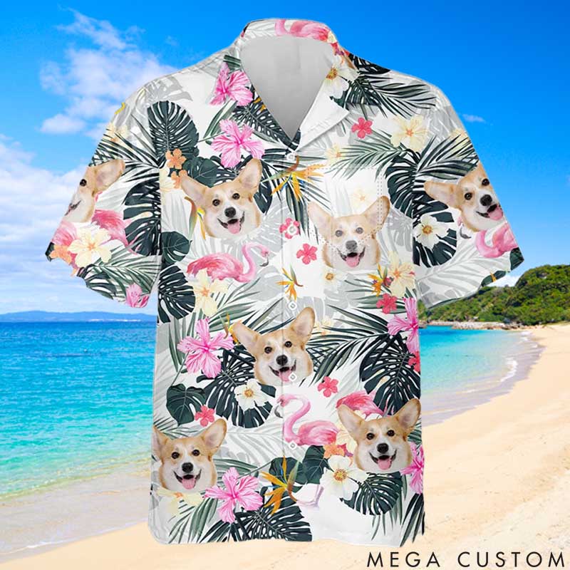 Personalized Pet Lover Summer Time White Pink Style Hawaii Shirts