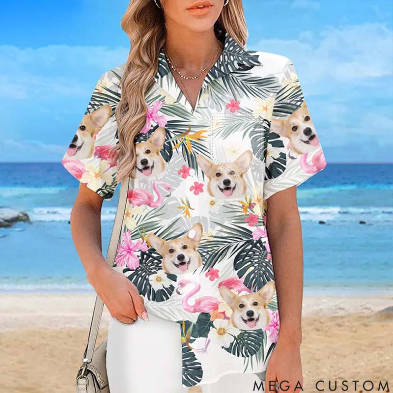 Personalized Pet Lover Summer Time White Pink Style Hawaii Shirts