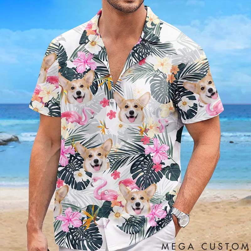 Personalized Pet Lover Summer Time White Pink Style Hawaii Shirts