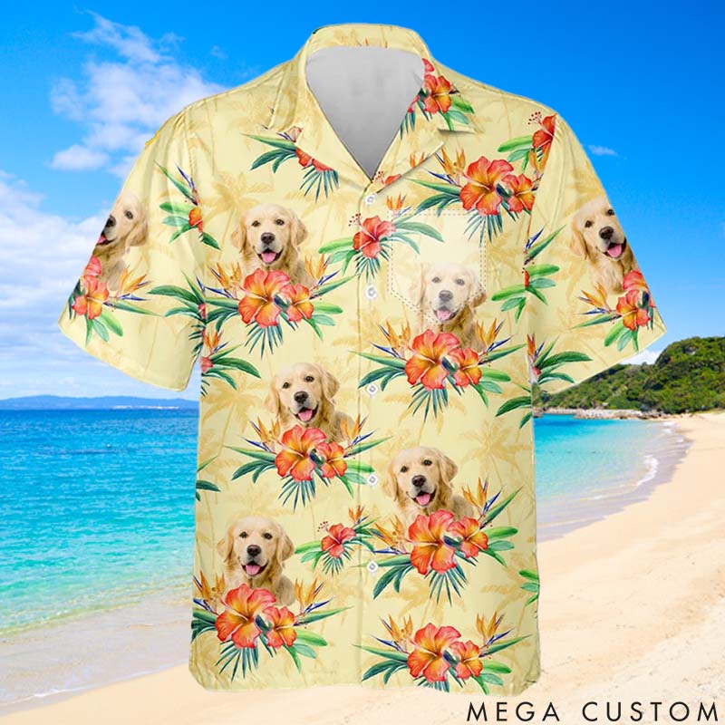 Personalized Pet Lover Summer Vibes Only Hawaii Shirts