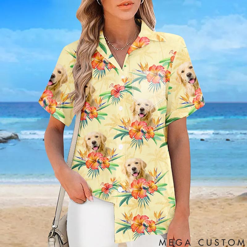 Personalized Pet Lover Summer Vibes Only Hawaii Shirts