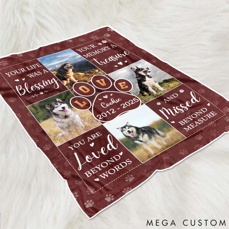 Personalized Pet Lover Thanks for everything I had a Great Time Throw Blanket
