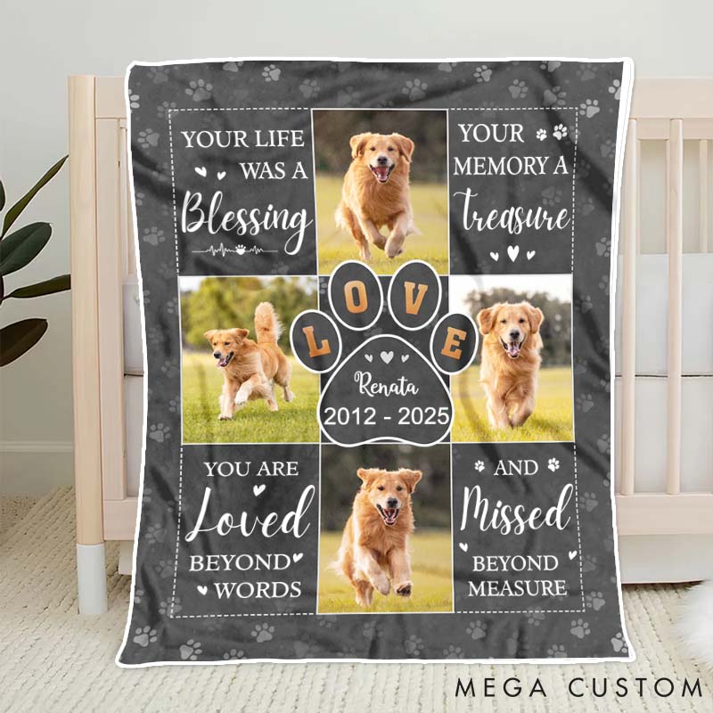 Personalized Pet Lover Thanks for everything I had a Great Time Throw Blanket