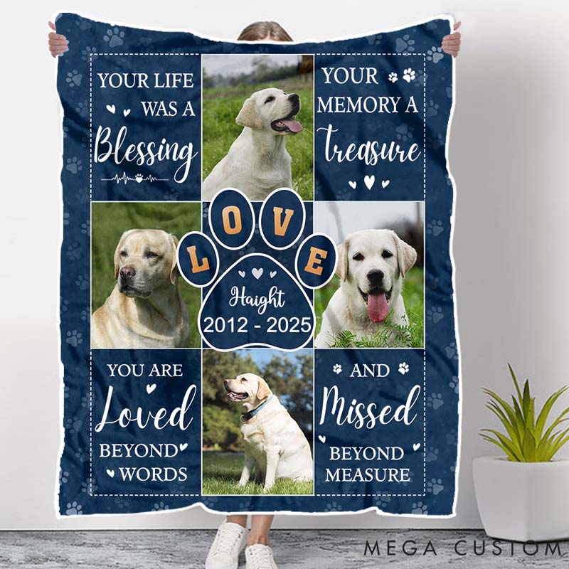 Personalized Pet Lover Thanks for everything I had a Great Time Throw Blanket