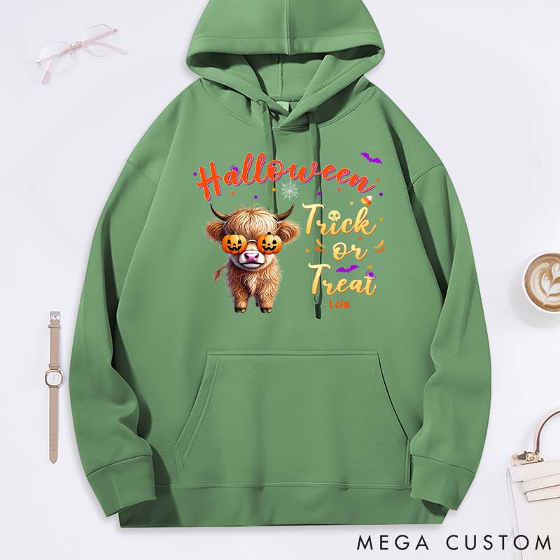 Personalized Pet Lover Trick or Treat Classic Hoodies