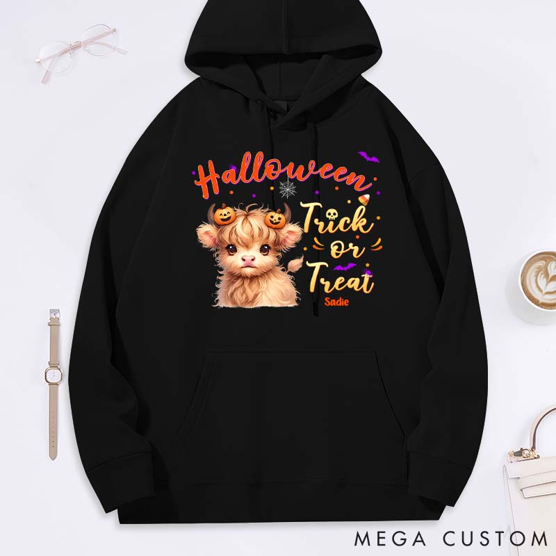 Personalized Pet Lover Trick or Treat Classic Hoodies
